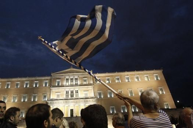 Greece protest flag 7 Nov 2012 2