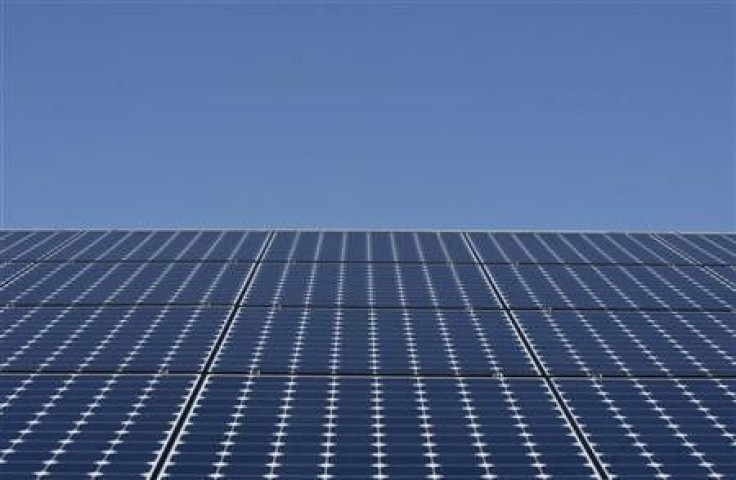 Solar panels sit a the roof in Richmond, California March 18, 2010.