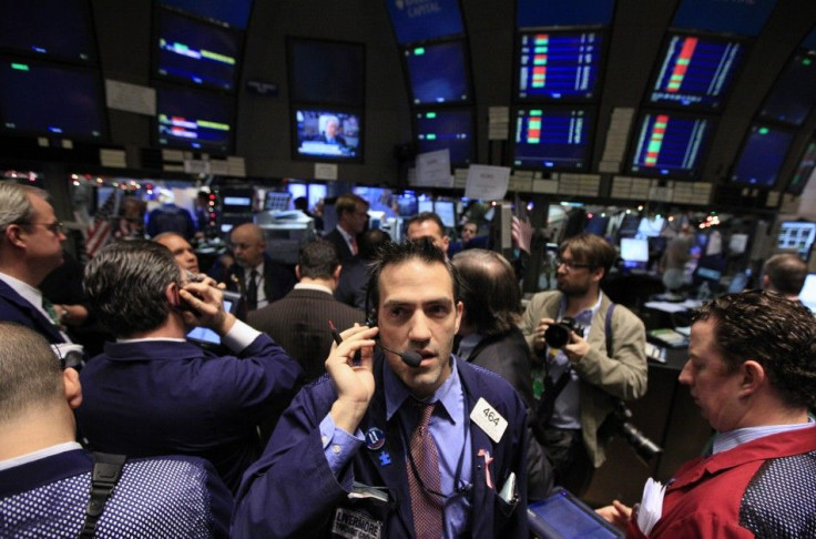 Traders on the floor of NYSE