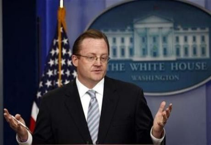 White House Press Secretary Robert Gibbs.