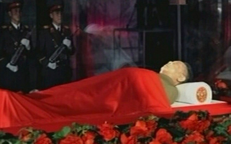 The body of North Korean leader Kim Jong-il lies in state at the Kumsusan Memorial Palace in Pyongyang in this picture released by the North039s official KCNA news agency December 20, 2011. North Korea was in seclusion on Tuesday, a day after it announ