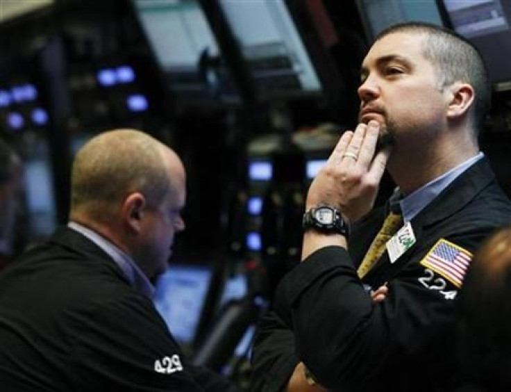 A trader works on the floor of the New York Stock Exchange in New York