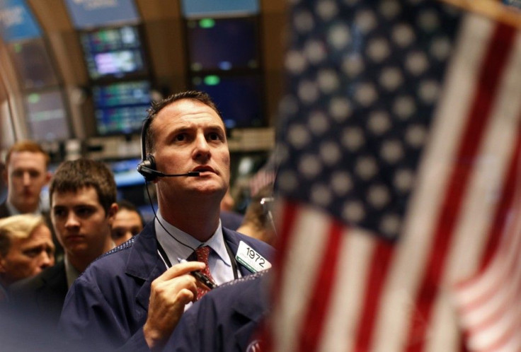 Trader works on the main trading floor of the New York Stock Exchange