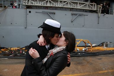 Lesbian Couple Shares Historic &quot;First Kiss&quot;