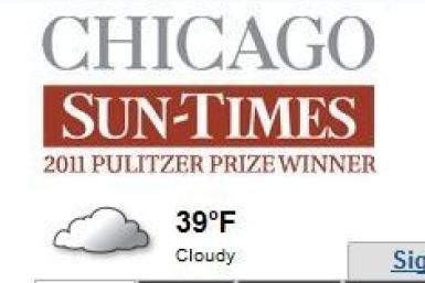 Home page of the Chicago Sun-Times