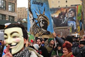 Sara Ackerman, NYU senior, refused to go down to Occupy Wall Street