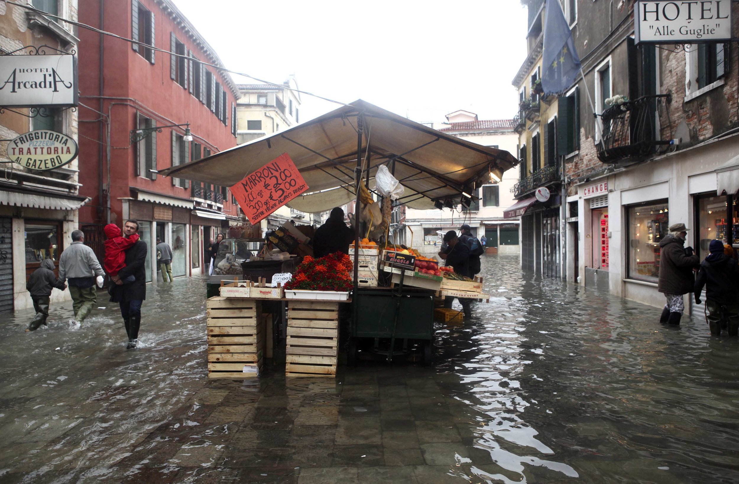 Venice Flooding 2012