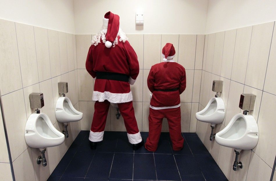 Santas Visit Toilet