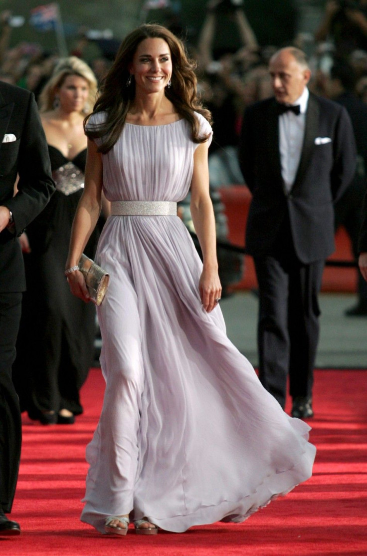 Kate Middleton in Sarah Burton for Alexander McQueen