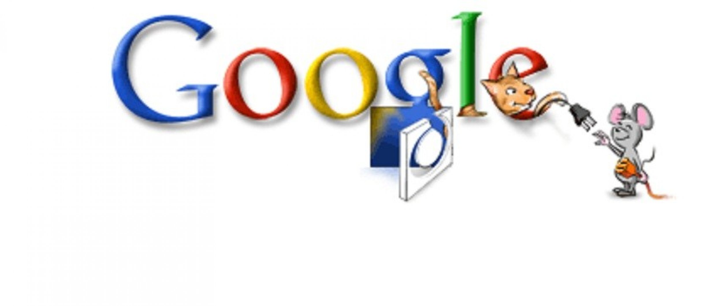 Google Doodle happy holidays 2005