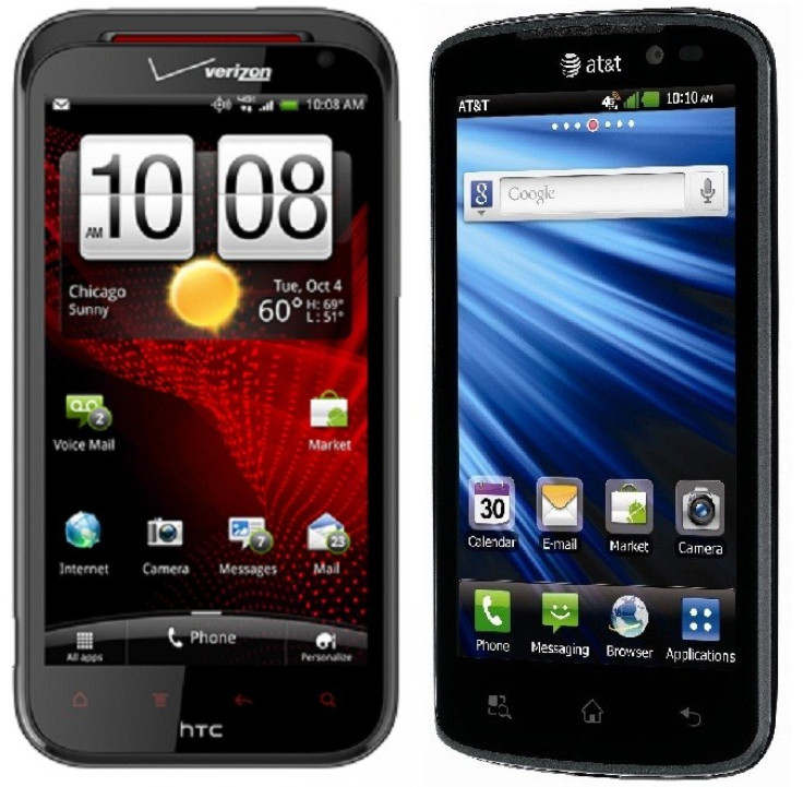 HTC Rezound and LG Nitro HD