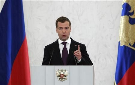 Russian President Dmitry Medvedev