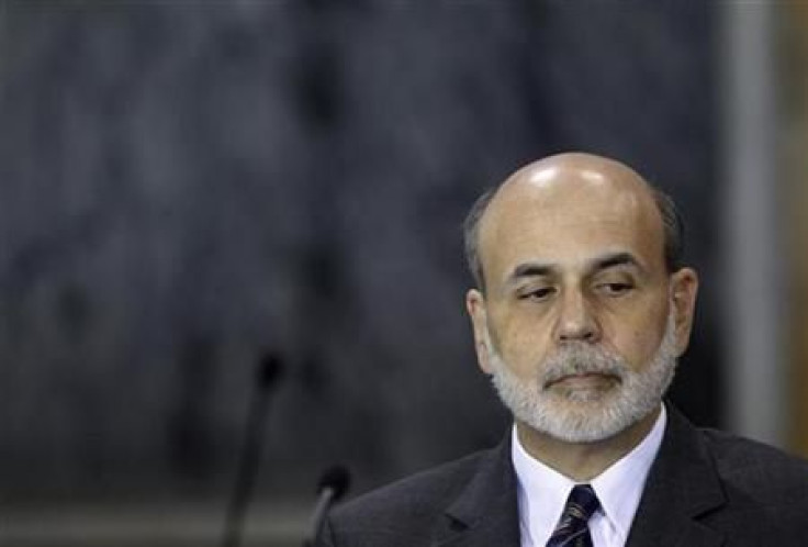U.S. Federal Reserve Chairman Ben Bernanke is pictured at the financial stability oversight council meeting at the Treasury Department in Washington