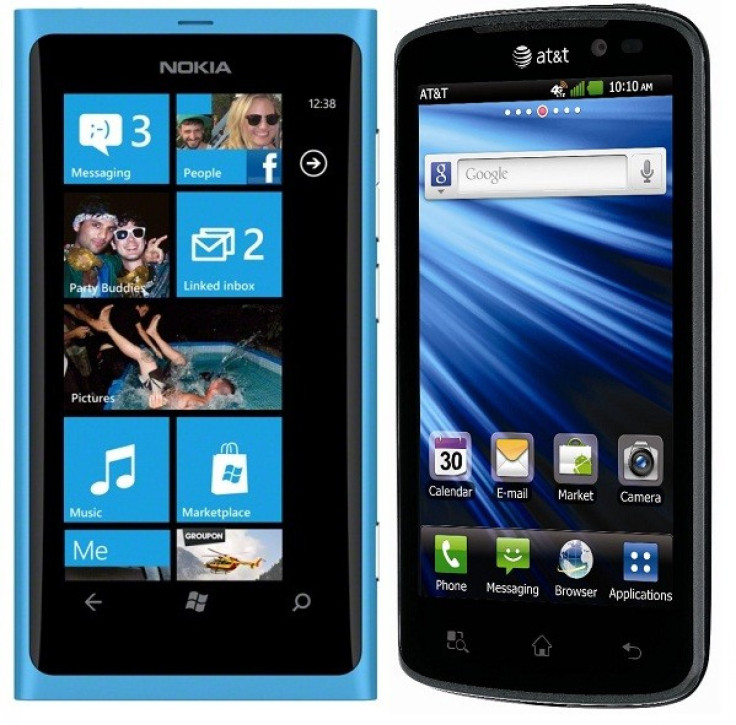 Nokia Lumia 800 and LG Nitro HD