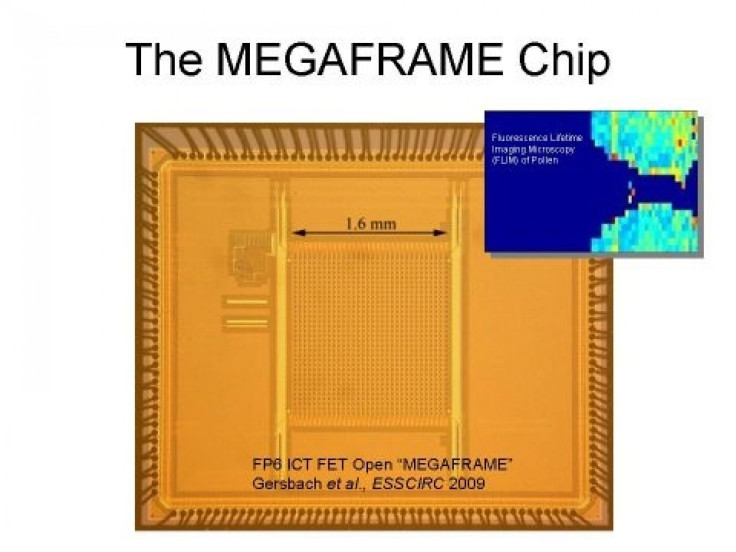 MEGAFRAME 32 x 32 Single Photon Avalanche Diode (SPAD) array