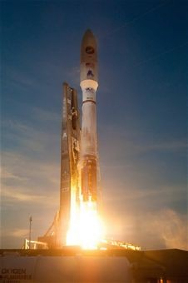 A United Launch Alliance Atlas V rocket with the X-37B Orbital Test Vehicle launches April 22, 2010, from Cape Canaveral, Florida
