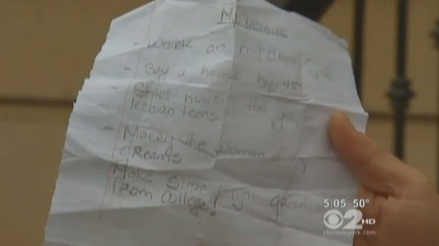 Donna Fountain's List: "My Dreams"