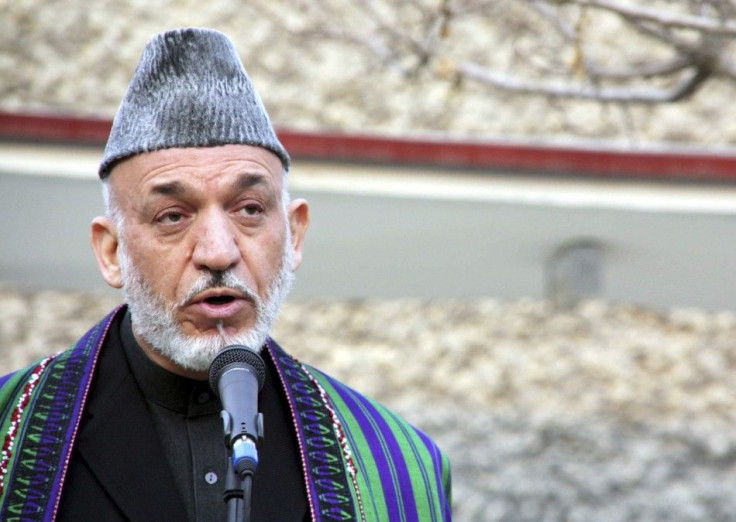 Afghan President Hamid Karzai