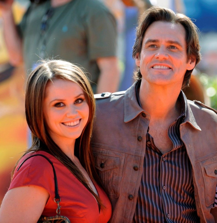 Jim Carrey with his daughter Jane Erin Carrey in 2008