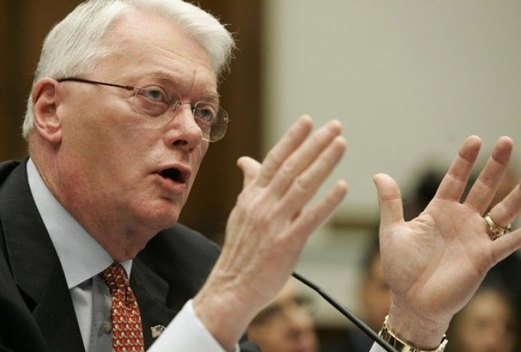 U.S. Senator Jim Bunning (R-KY) testifies before the House Committee on Government reform in Washington March 17, 2005. 