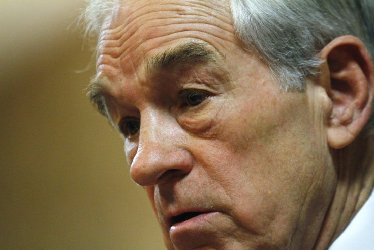 Republican presidential candidate U.S Representative Ron Paul