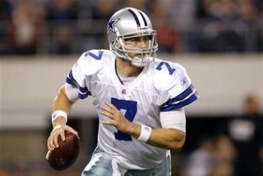Dallas Cowboys quarterback Stephen McGee scrambles from the pocket against the Philadelphia Eagles in the second half of their NFL football game in Arlington, Texas