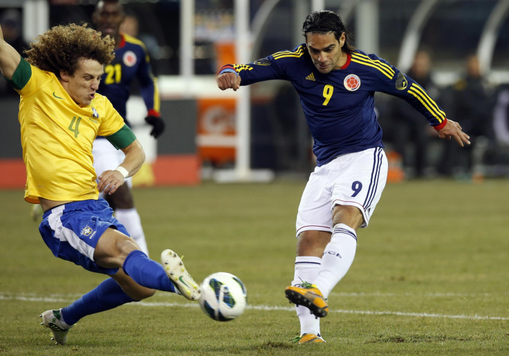 David Luiz and Radamel Falcao