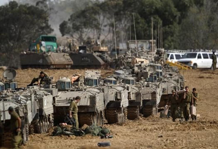 Israeli Soldiers Near Gaza