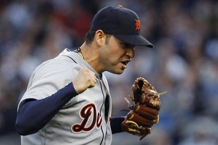 Anibal Sanchez shut the Yankees out in Game Two of the ALCS.