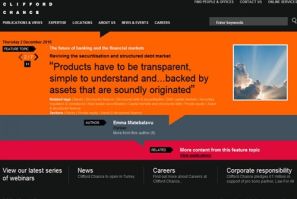Clifford Chance homepage