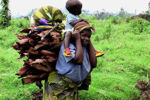 Mother and child in eastern DR Congo