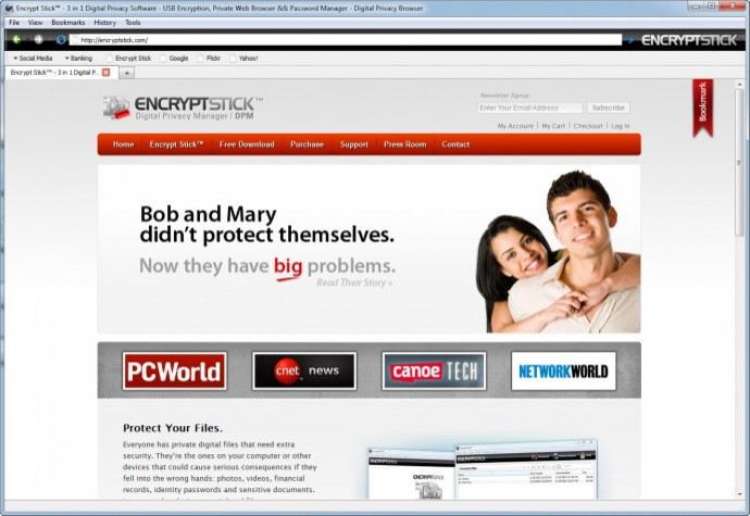 Encrypt Stick, a Vancouver, B.C. based company says it has created a portable, encrypted web browser.
