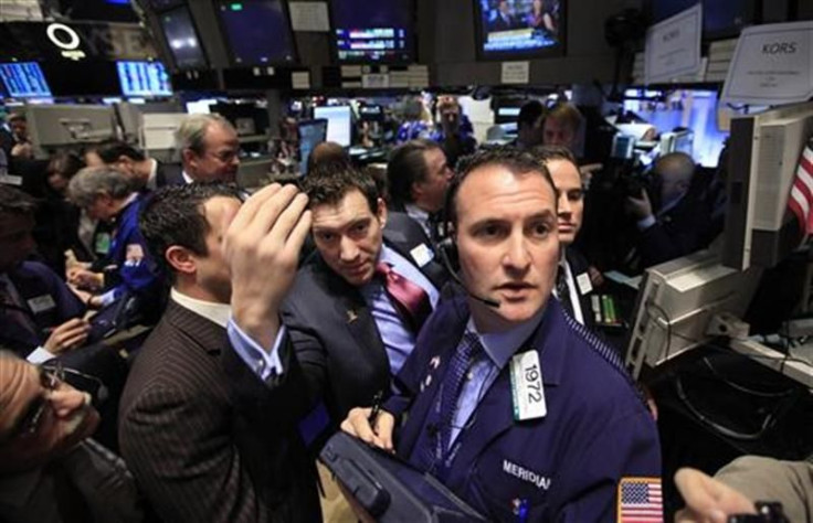 Traders await the start of the trading at the New York Stock Exchange