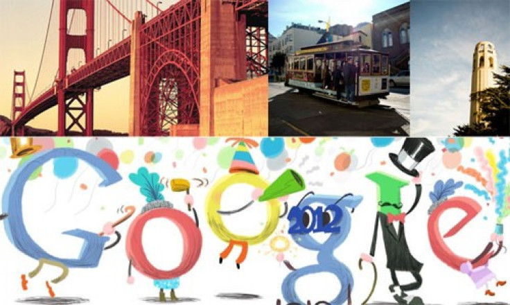 San Francisco(top), Google Logo(below)