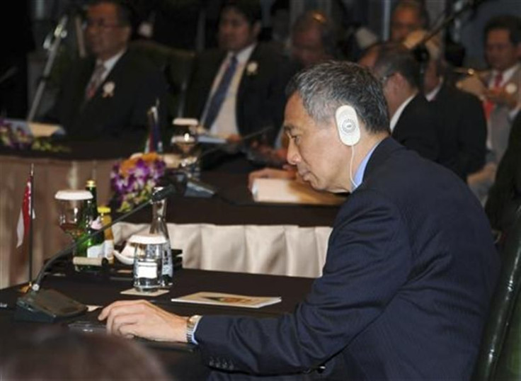 Singapore&#039;s Prime Minister Lee Hsien Loong attends the ASEAN leaders meeting with ASEAN Business Advisory Council in Nusa Dua