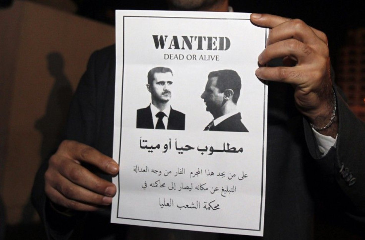 Lebanese protesters mae their feelings known about Syria's President Assad