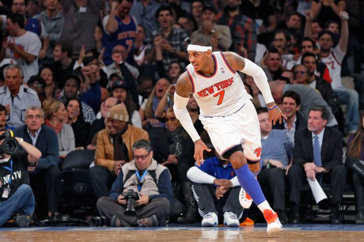 Carmelo Anthony is second in the NBA in scoring.