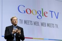 Google Inc CEO Eric Schmidt introduces Google TV in San Francisco