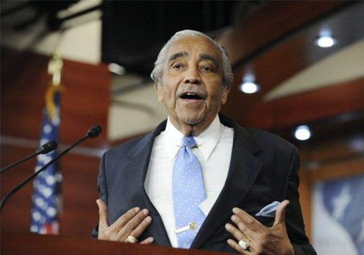 U.S. Representative Charles Rangel (D-NY) answers a question during a news conference after the U.S. House of Representatives censured him for ethics violations, on Capitol Hill in Washington, December 2, 2010
