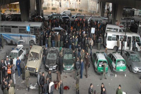 A suicide bomb attack killed at least 25 people in Damscus, Syria