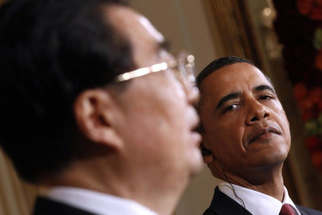 Obama and Hu Jintao