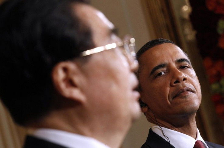 Obama and Hu Jintao