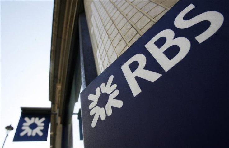 A Royal Bank of Scotland branch is seen in central London