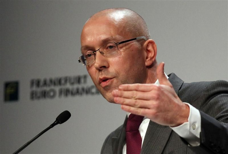 Asmussen Germany's Finance State Secretary holds his speech during the 14th Euro Finance Week in Frankfurt