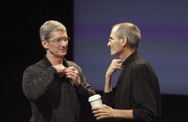 Tim Cook and Steve Jobs