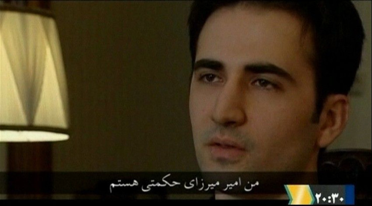 Iranian-American Amir Mirza Hekmati, who hads been sentenced to death by Iran's Revolutionary Court on the charge of spying for the CIA, speaks in this undated still image taken from video in an undisclosed location