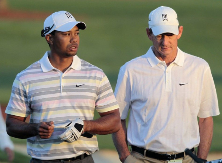 Tiger Woods and Hank Haney
