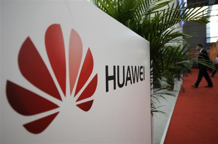 A logo of Huawei Technologies Co. Ltd. is seen at the 13th China Hi-Tech Fair in Shenzhen