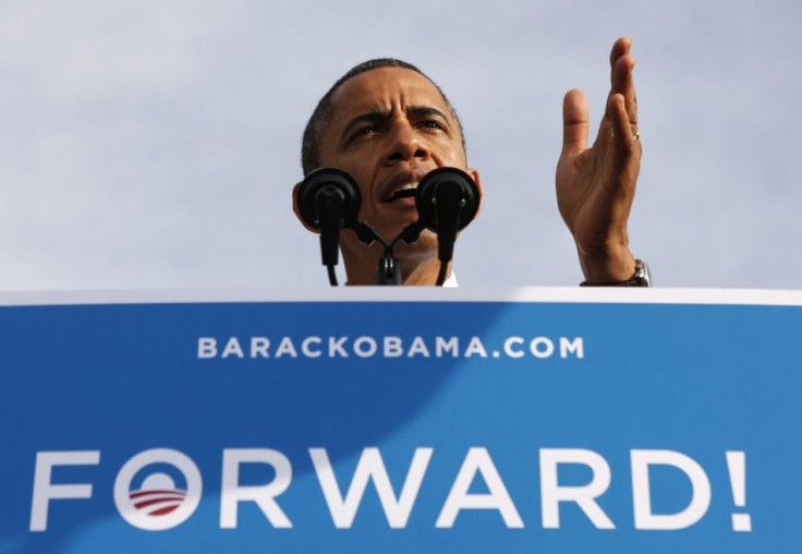 President Barack Obama speaks during a campaign rally in Tampa (Reuters)