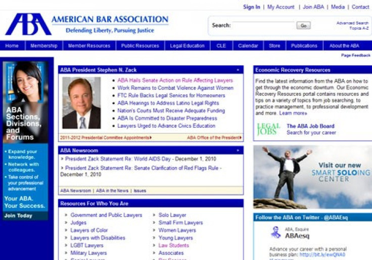 American Bar Association website